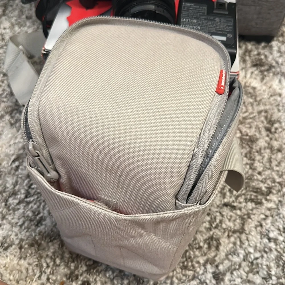 Canon Rebel EOS T3 HD EF-S 18-55 IS II Kit box & Manfrotto carry camera Bag New
